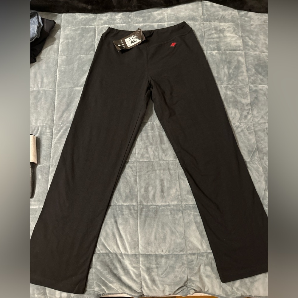 Verve Black Pants NWT Made in USA Boulder CO Athleisure Size S